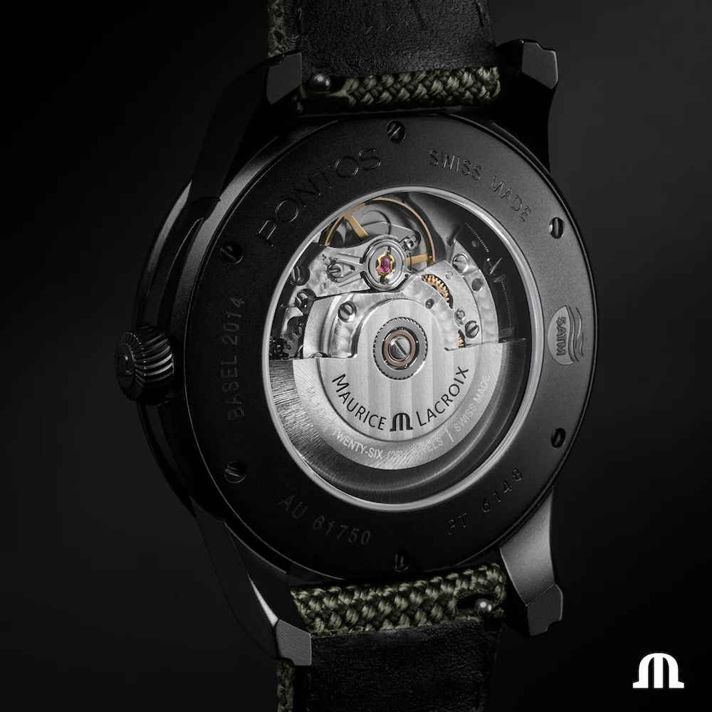 Maurice Lacroix Watch Pontos Day Date Khaki Limited Edition - Image 3