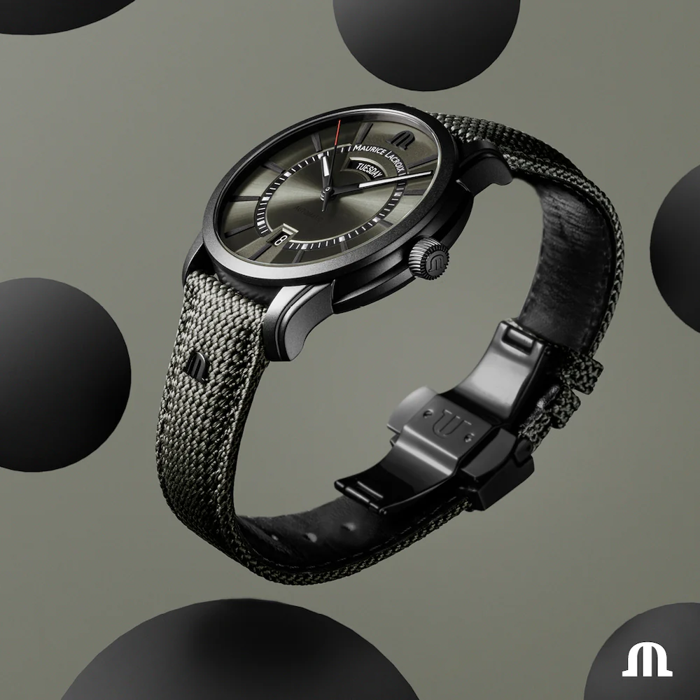 Maurice Lacroix Watch Pontos Day Date Khaki Limited Edition - Image 5