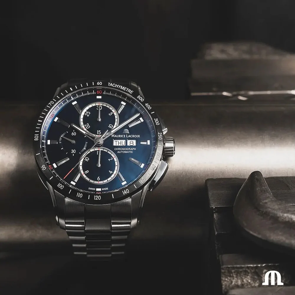 Maurice Lacroix Watch Pontos S Chronograph Strap Set D - Image 5