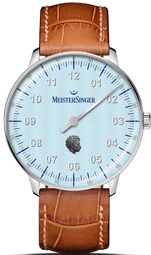 MeisterSinger Edition Neo Johann Strauss Light Blue Limited Edition Watch