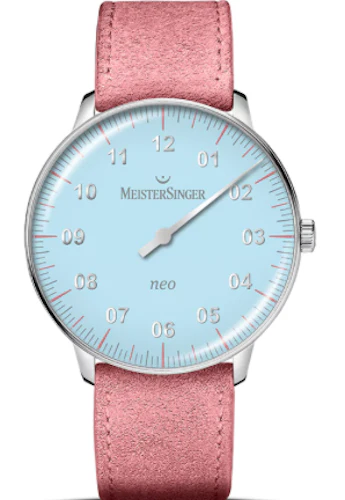 MeisterSinger Neo Special Light Blue Old Rose Strap