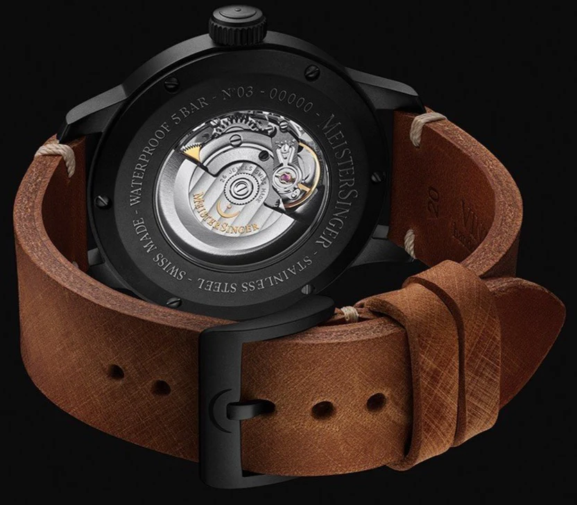 MeisterSinger Watch N. 03 Blackline - Image 3
