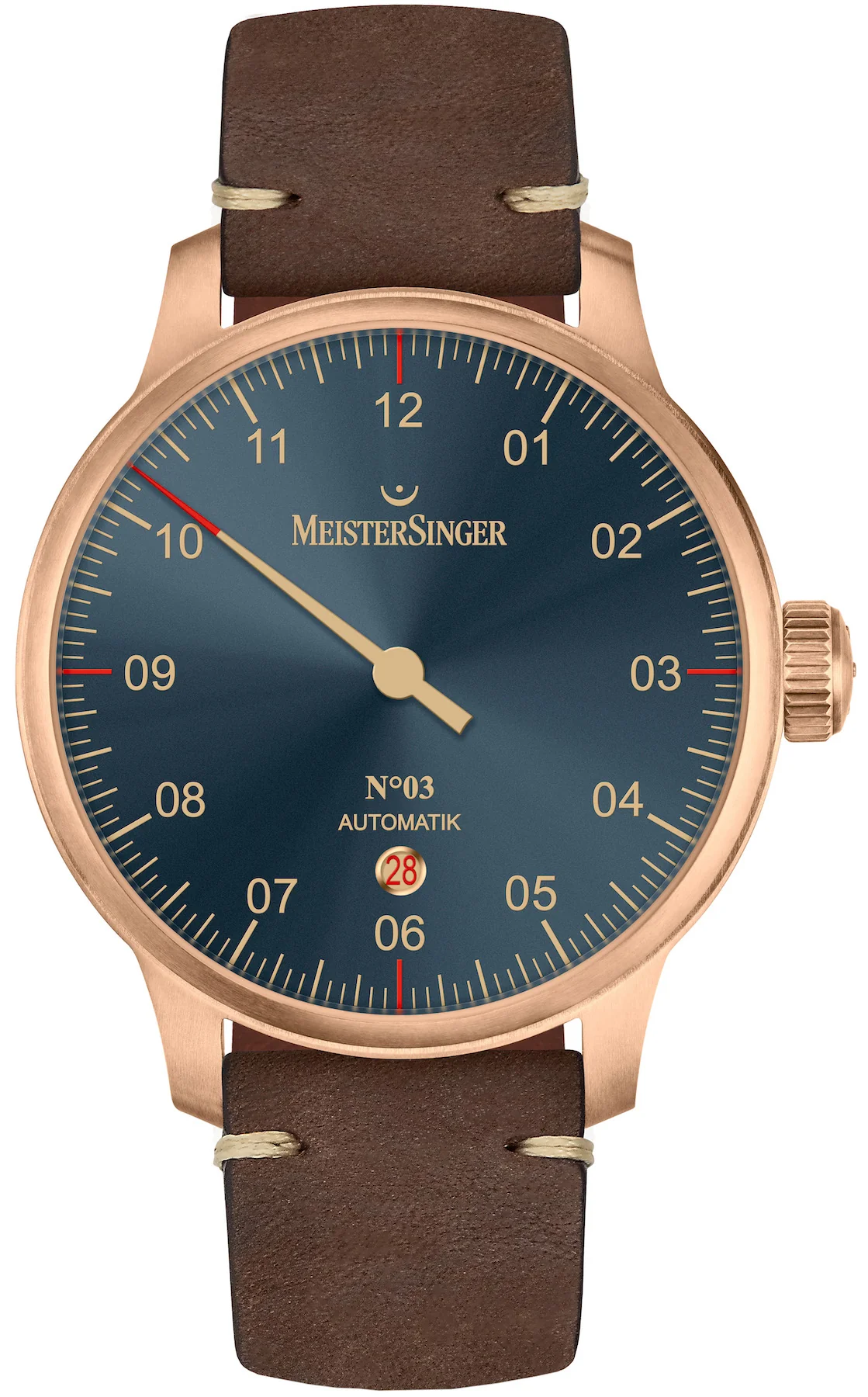 Meistersinger Watch N.03 Bronze Line