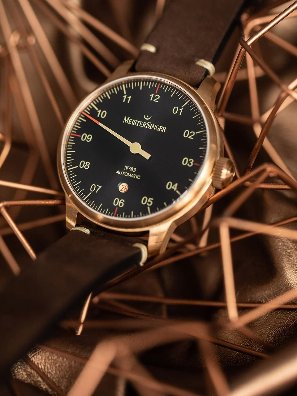 Meistersinger Watch N.03 Bronze Line - Image 4