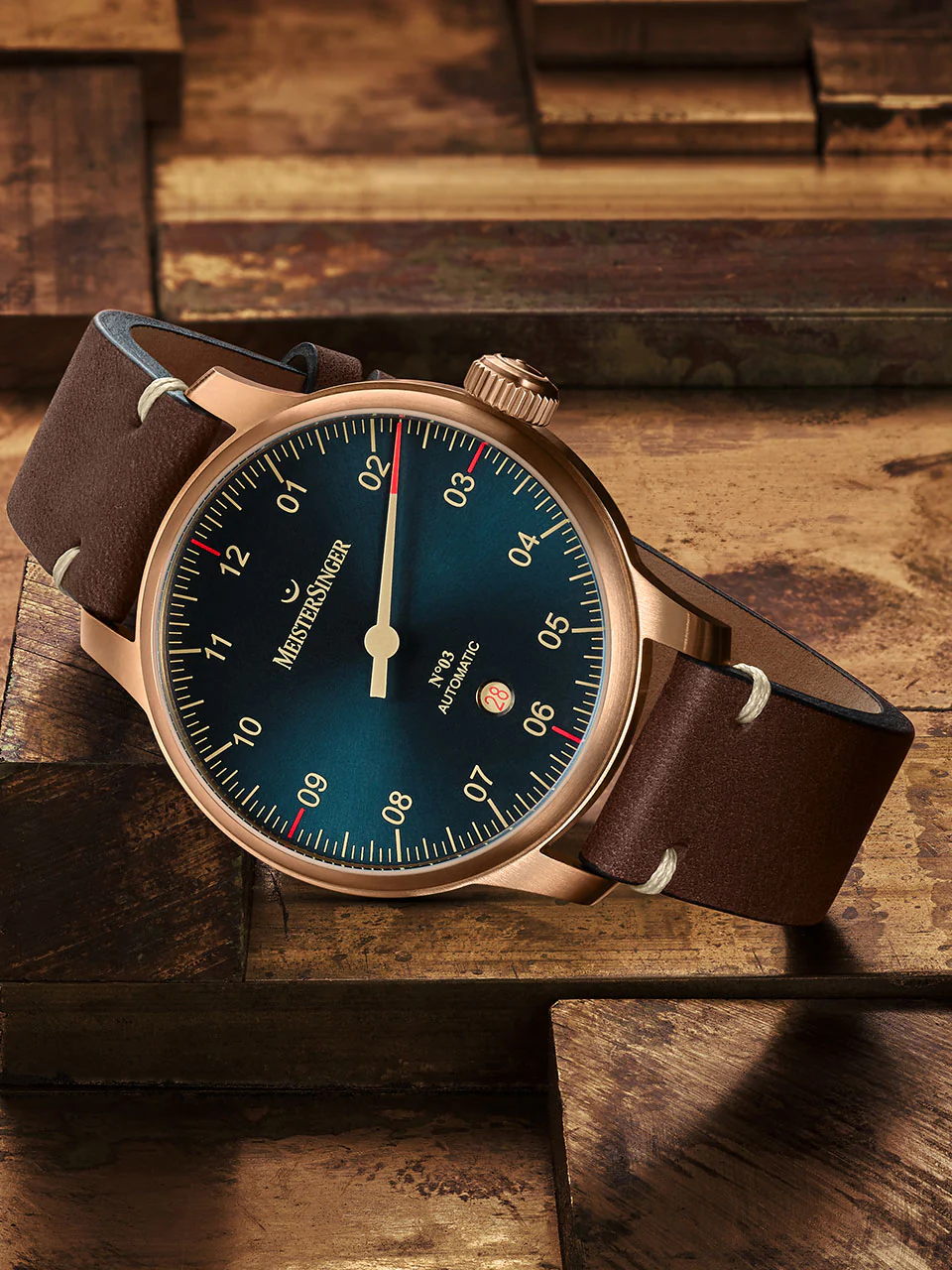 Meistersinger Watch N.03 Bronze Line - Image 7