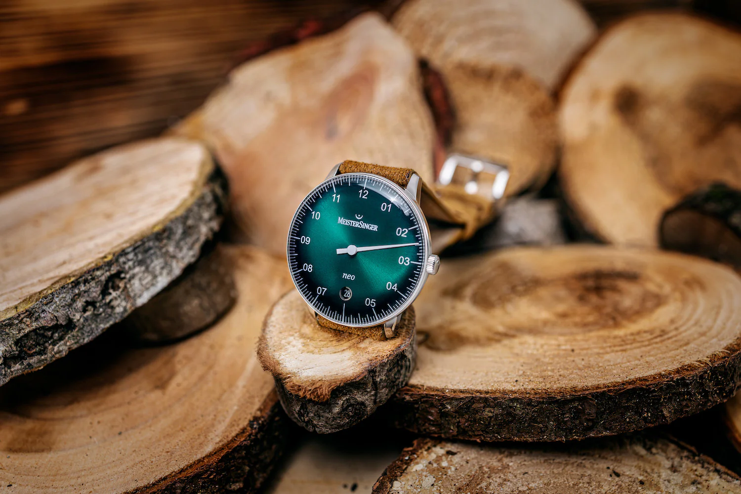 MeisterSinger Neo 36 Green Sunburst - Image 2