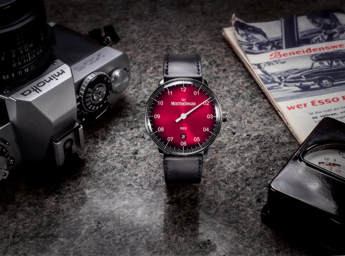 MeisterSinger Watch Neo Bordeaux Degrade - Image 4