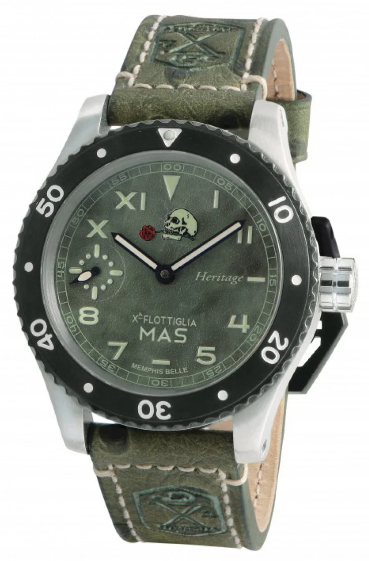 Memphis Belle Watch Heritage Caimano Meccanico C2