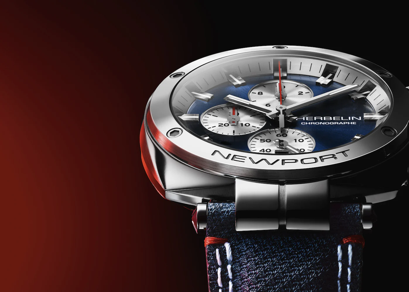Herbelin Newport Heritage Chronograph Watch - Image 2
