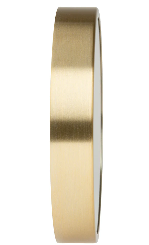 Mondaine Clock Pure Edition Aluminium Brushed Gold - Image 4