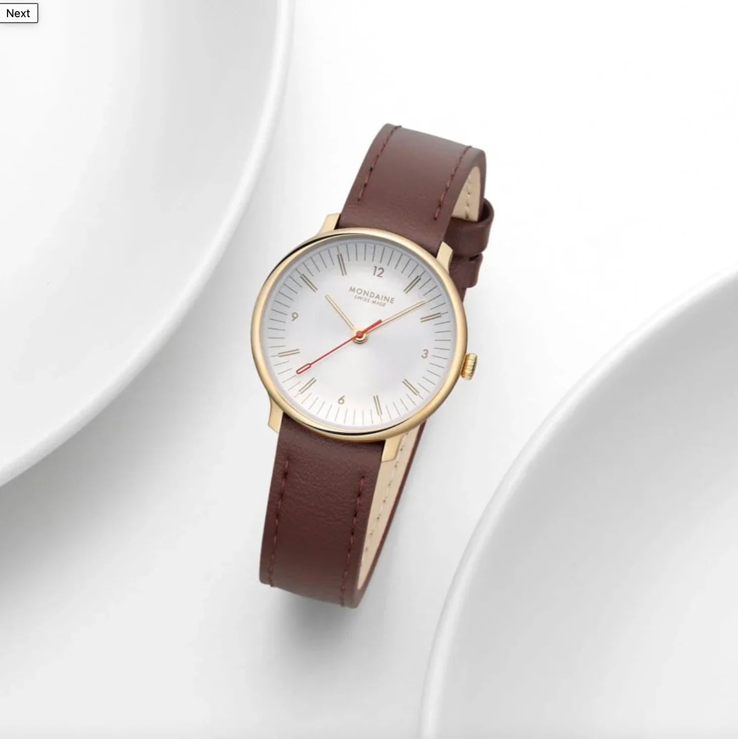 Mondaine Doppio 33mm Ladies Watch - Image 6