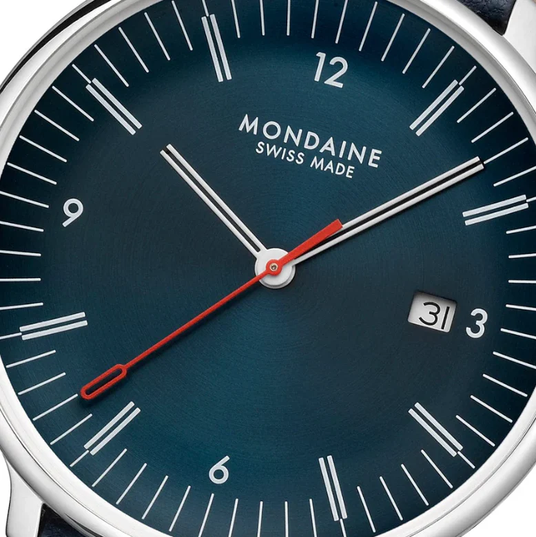 Mondaine Doppio 41mm Mens Watch - Image 4