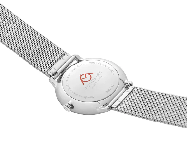 Mondaine Doppio 41mm Mens Watch - Image 7