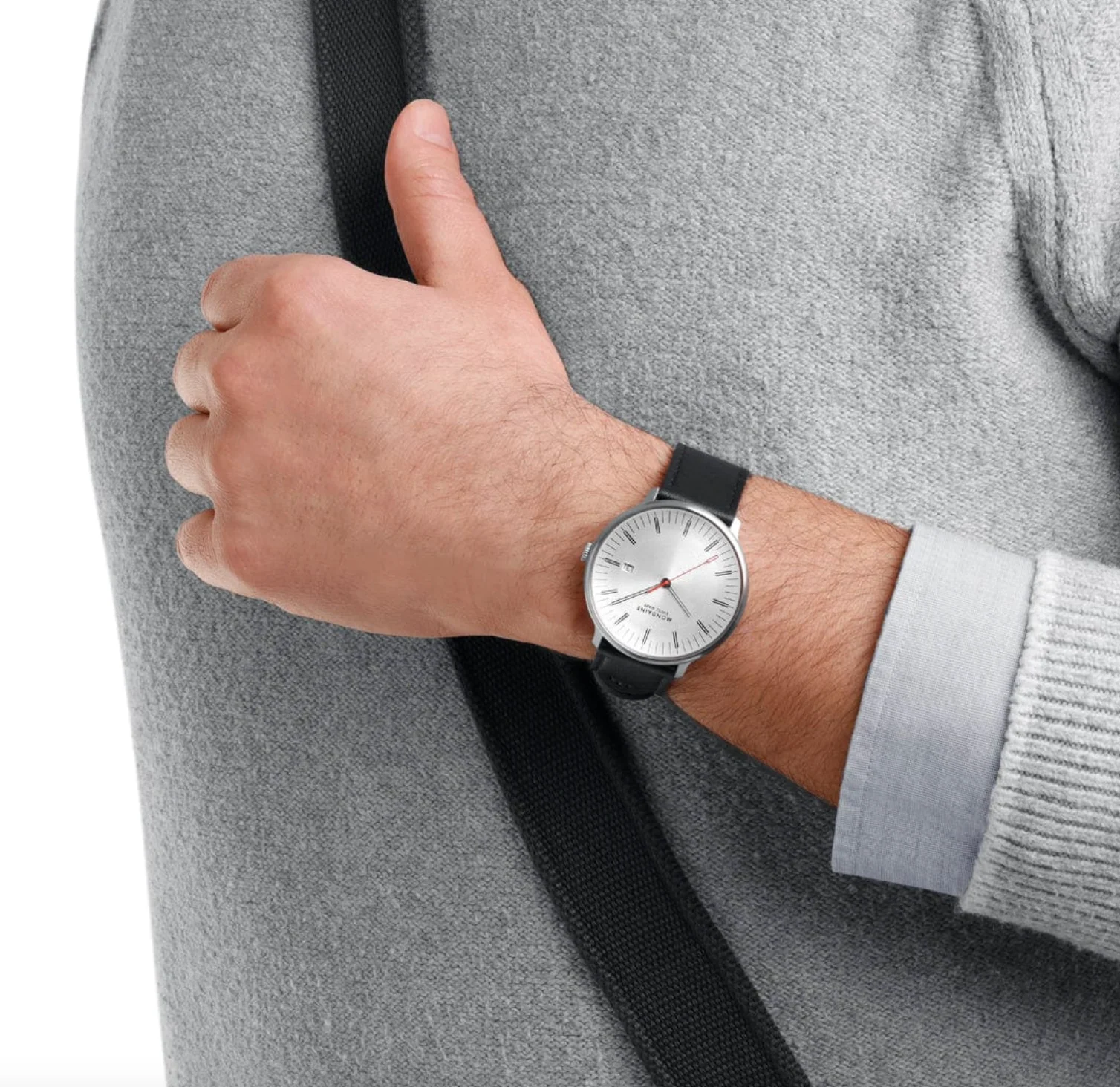 Mondaine Doppio 41mm Solar Watch - Image 9