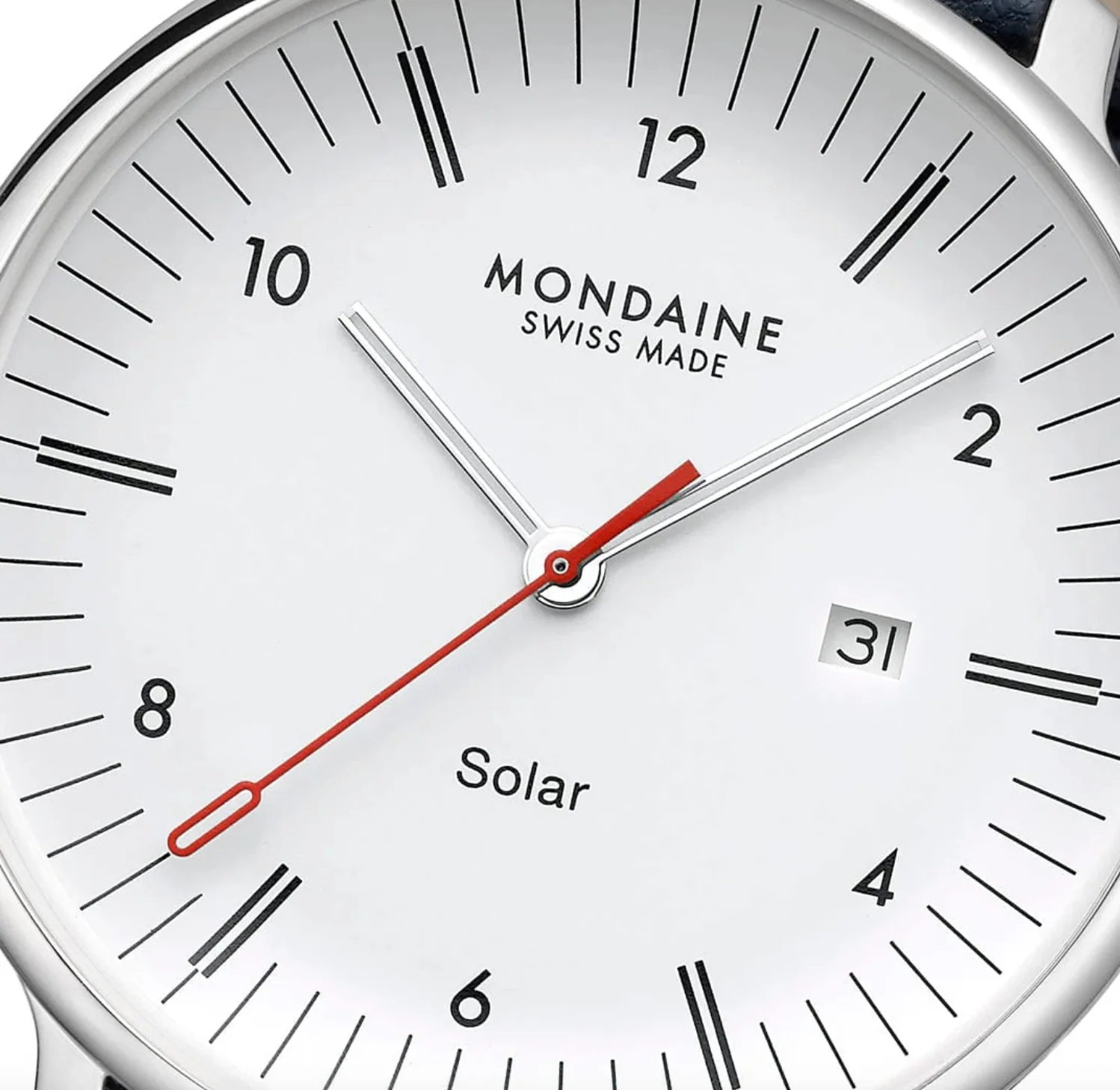Mondaine Doppio 41mm Solar Watch - Image 5