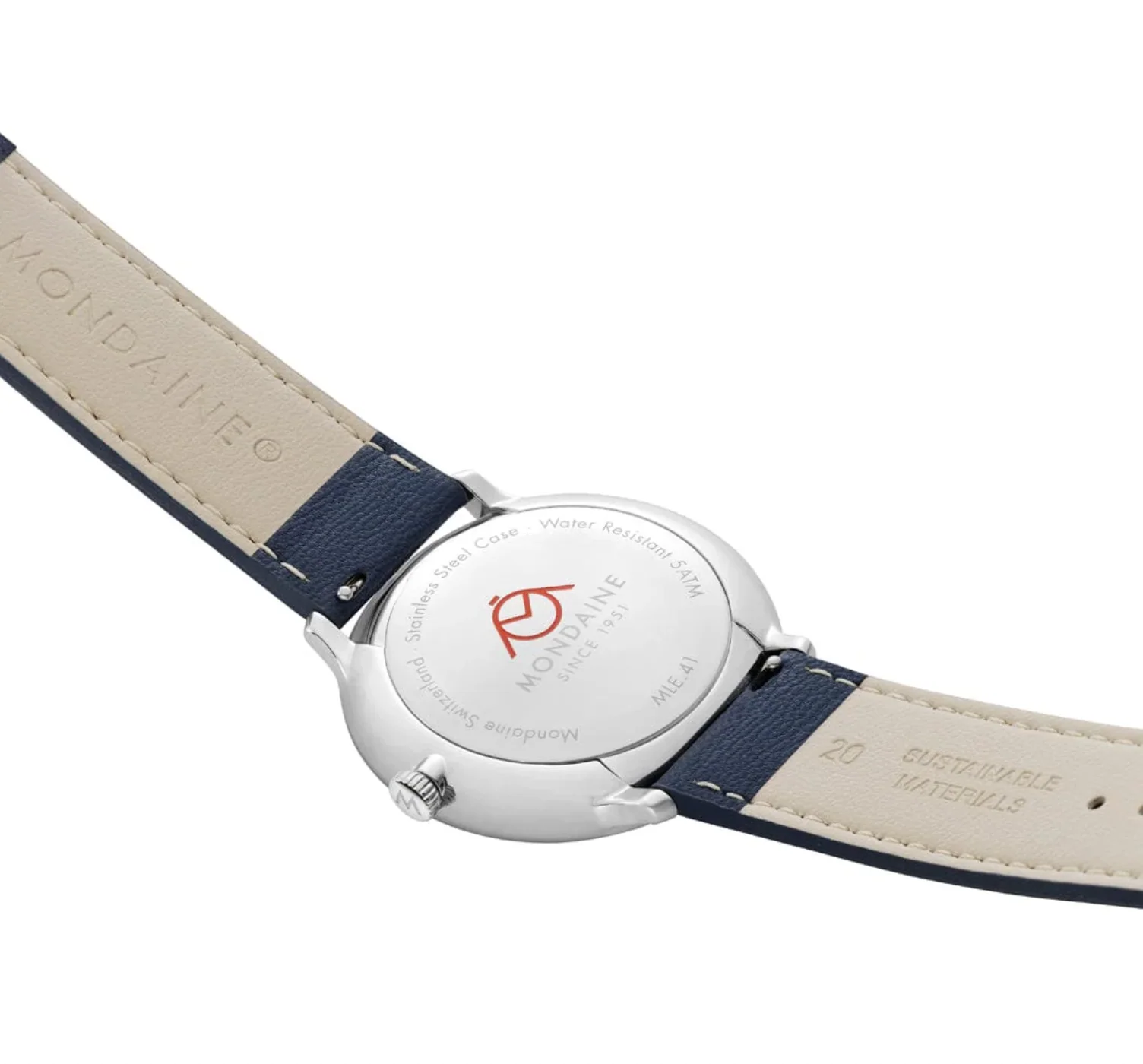 Mondaine Doppio 41mm Solar Watch - Image 7