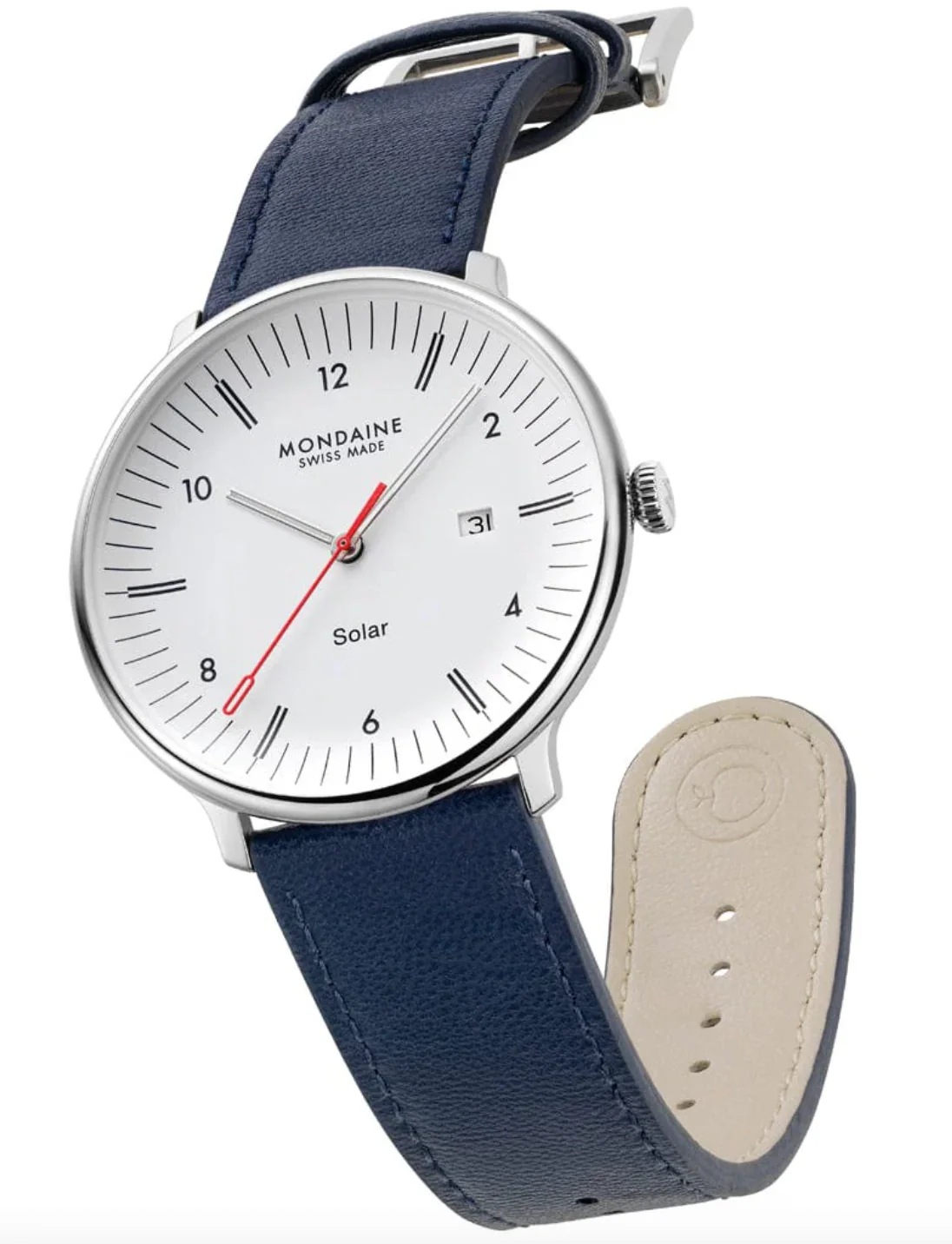 Mondaine Doppio 41mm Solar Watch - Image 8