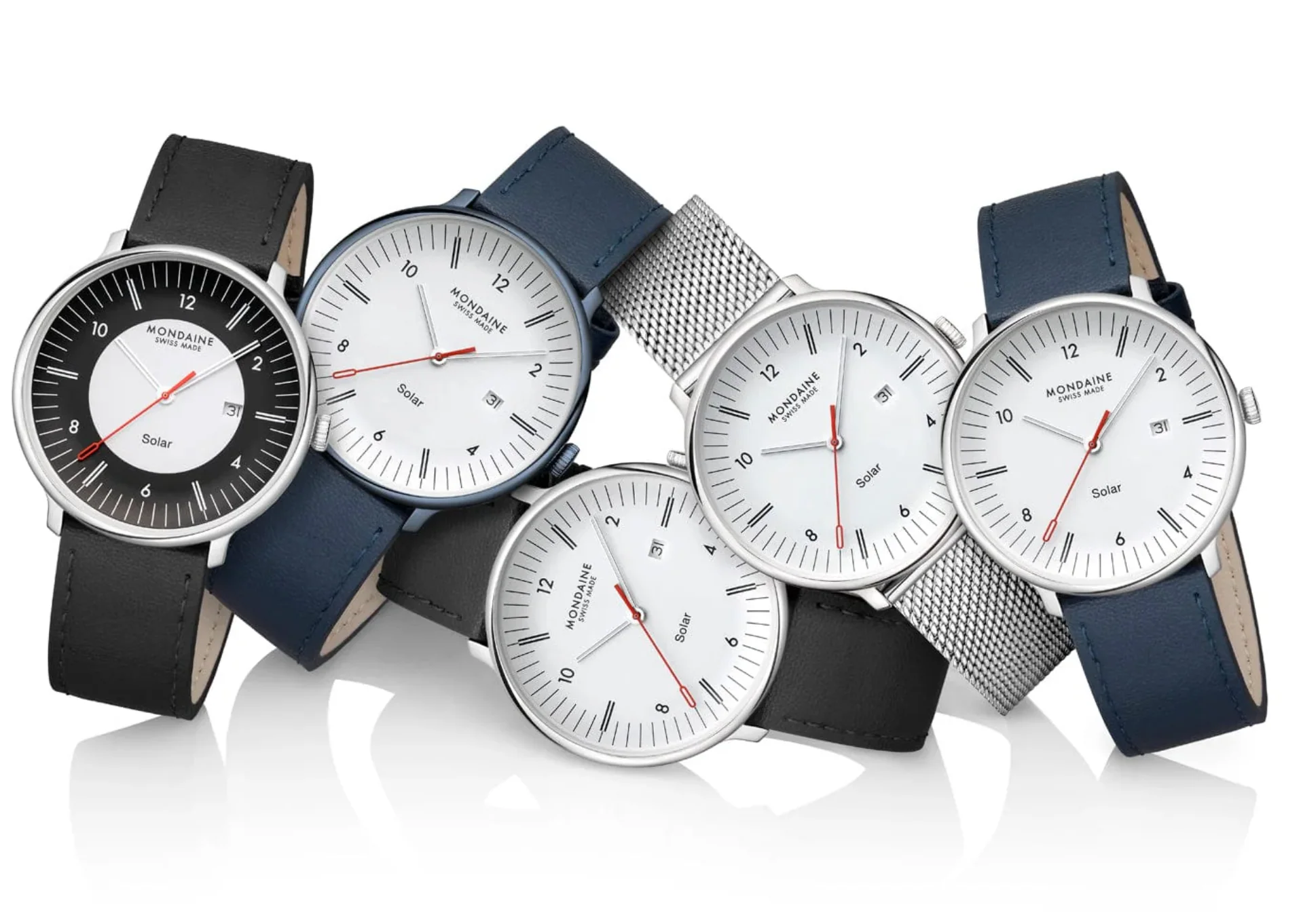 Mondaine Doppio 41mm Solar Watch - Image 7