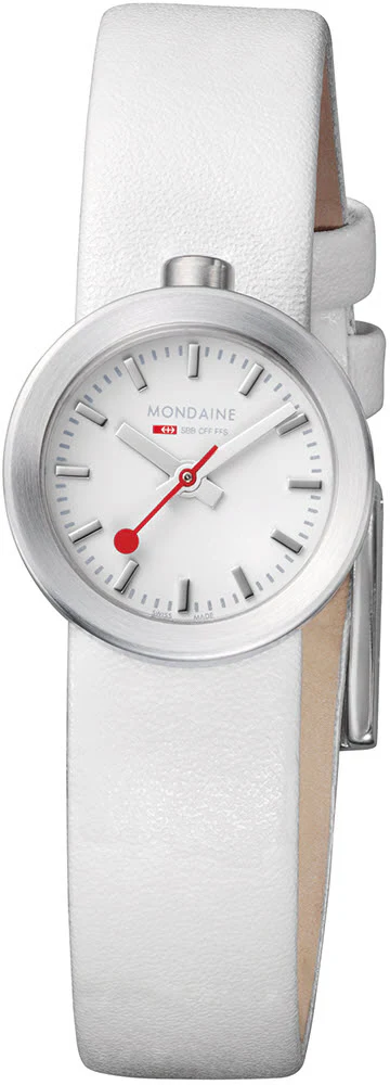 Mondaine Watch Aura White