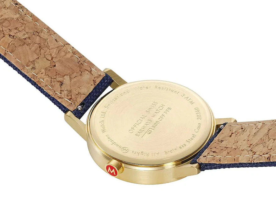 Mondaine Classic Deep Ocean Blue Watch - Image 2