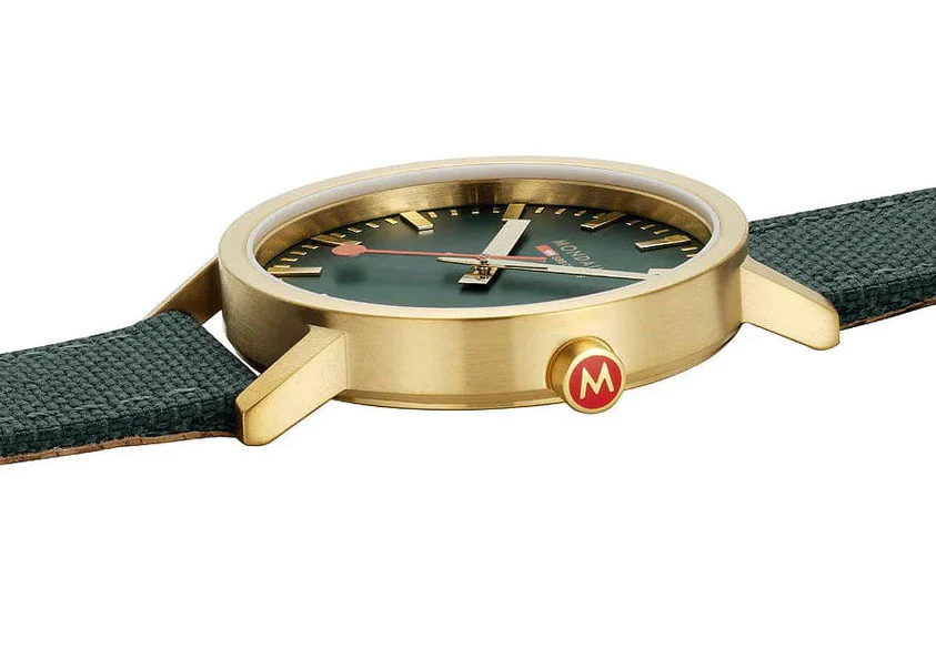 Mondaine Classic Forest Green Watch - Image 3