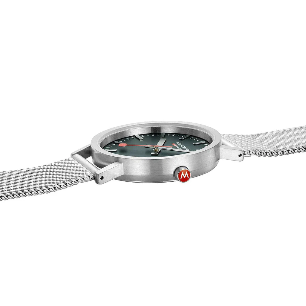 Mondaine Classic Park Green Special Edition Watch - Image 3