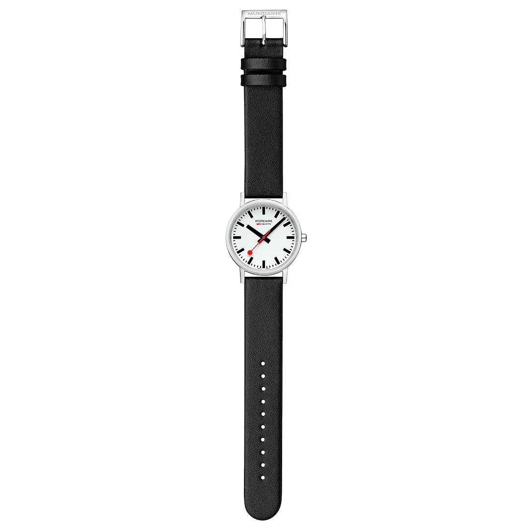 Mondaine Classic White Watch - Image 3
