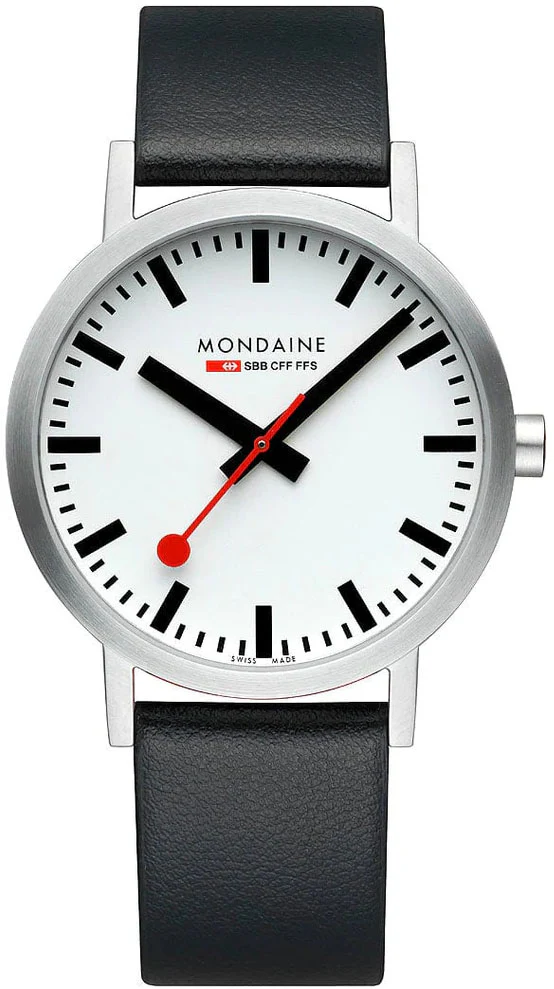 Mondaine Classic White Watch - Image 2