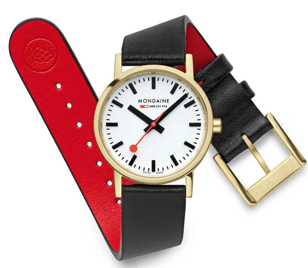 Mondaine Classic White Ladies Watch - Image 2