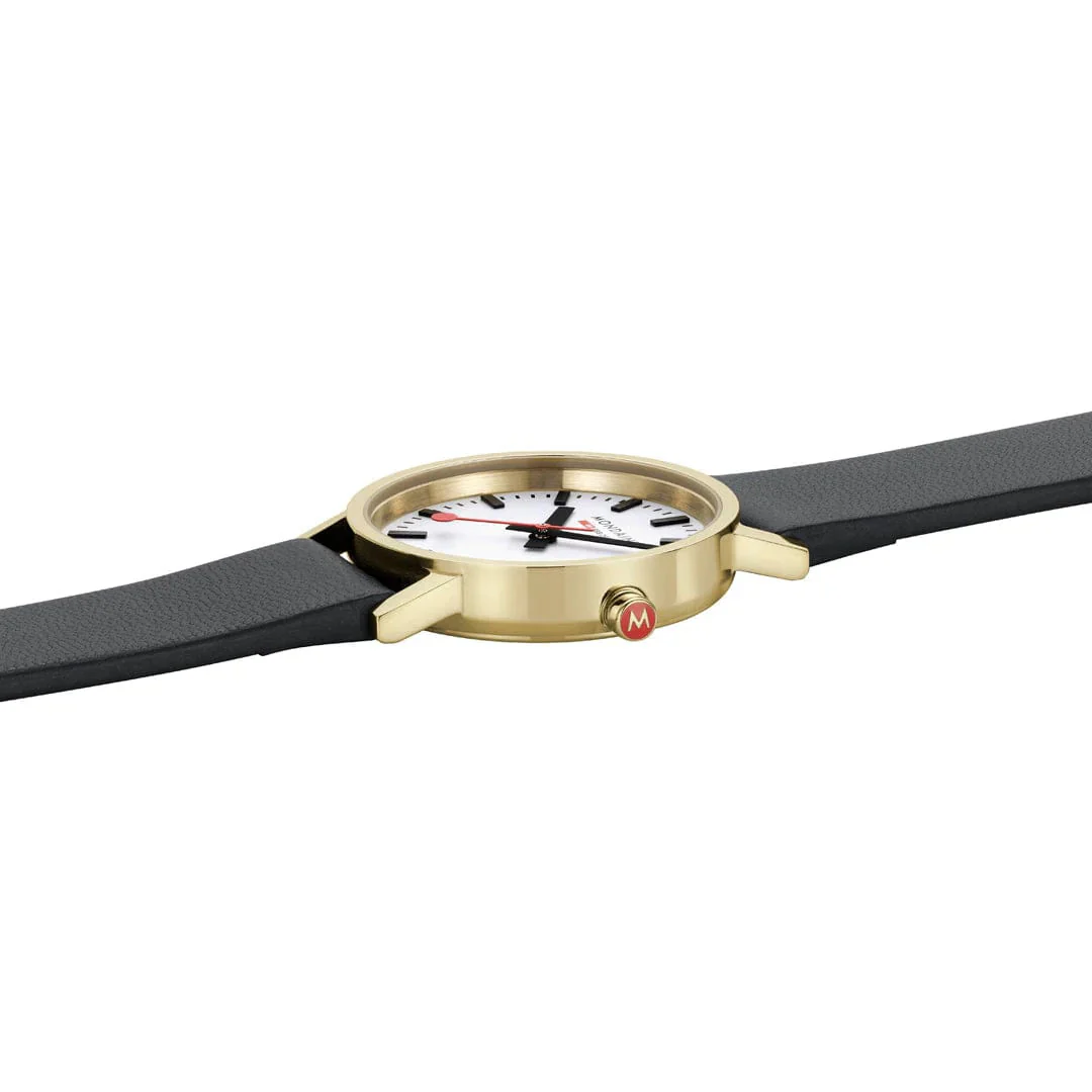Mondaine Classic White Ladies Watch - Image 5