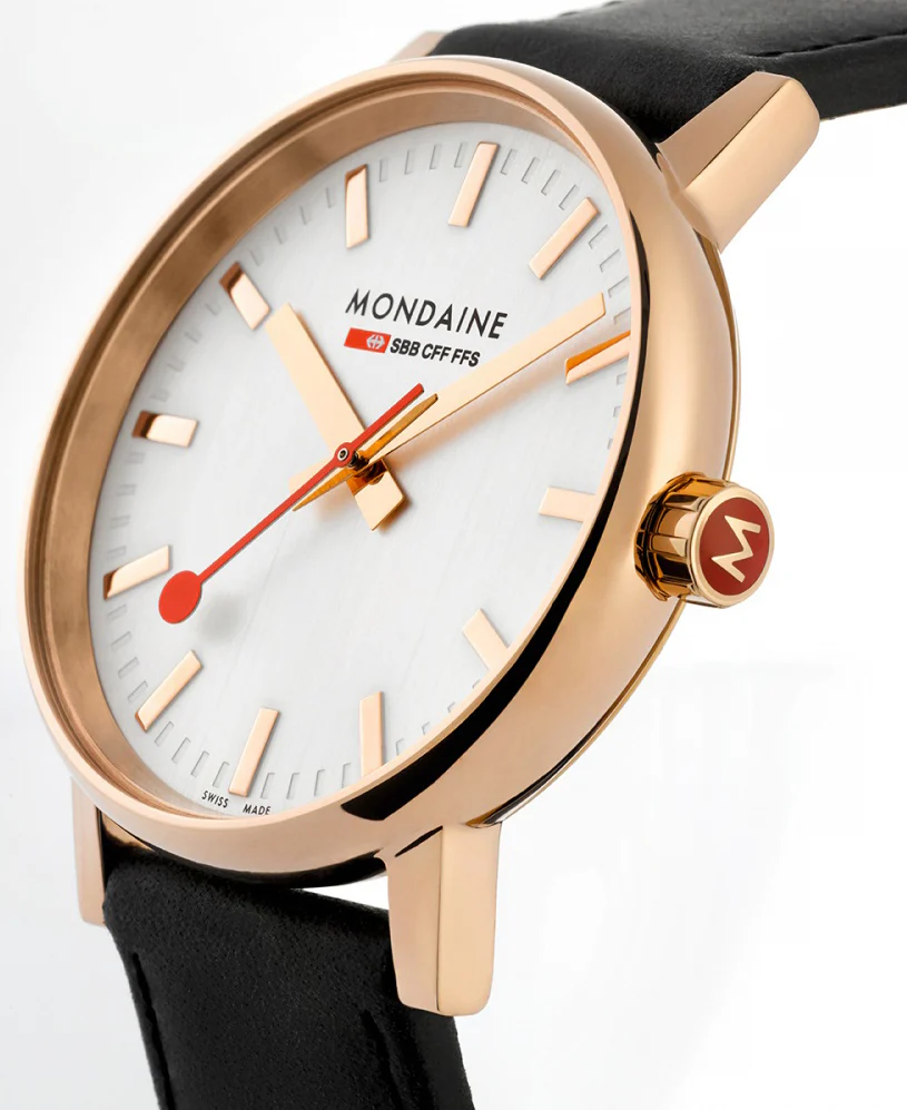 Mondaine Evo2 Rose Gold Watch - Image 2