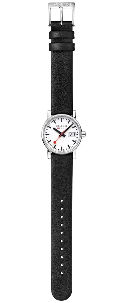 Mondaine Evo2 30mm Grape Leather Watch - Image 6