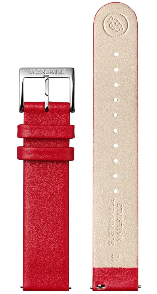 Mondaine Evo2 35 mm Grape Leather Watch - Image 7