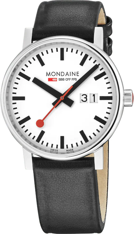 Mondaine Evo2 40mm Grape Leather Watch