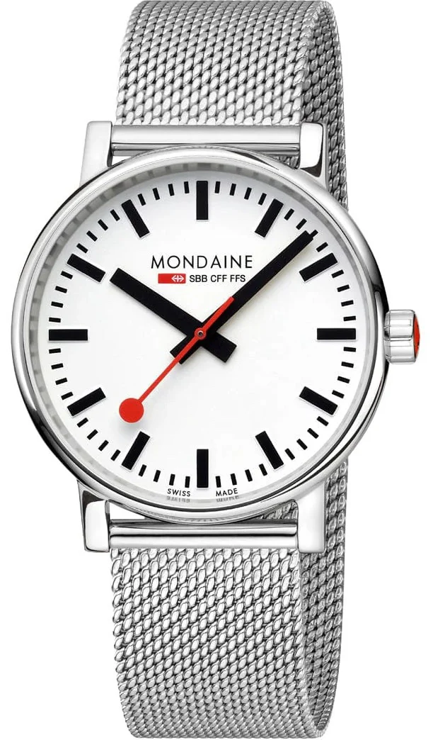 Mondaine Evo2 40mm Steel Watch