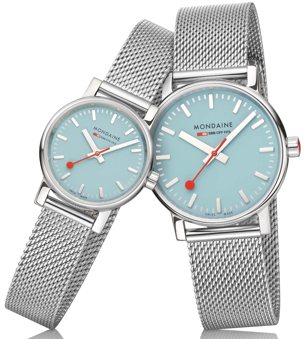 Mondaine Evo2 Dusk 35mm Blue Watch - Image 5
