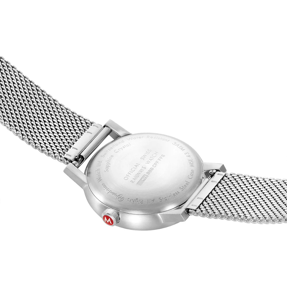 Mondaine Evo2 White Watch - Image 3