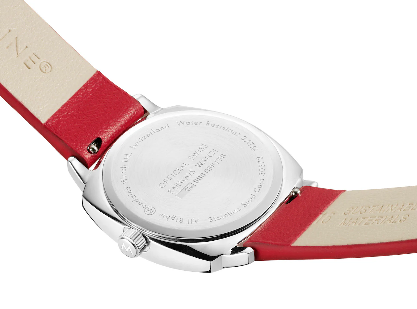Mondaine Official Swiss Railways Cushion Watch - Image 2