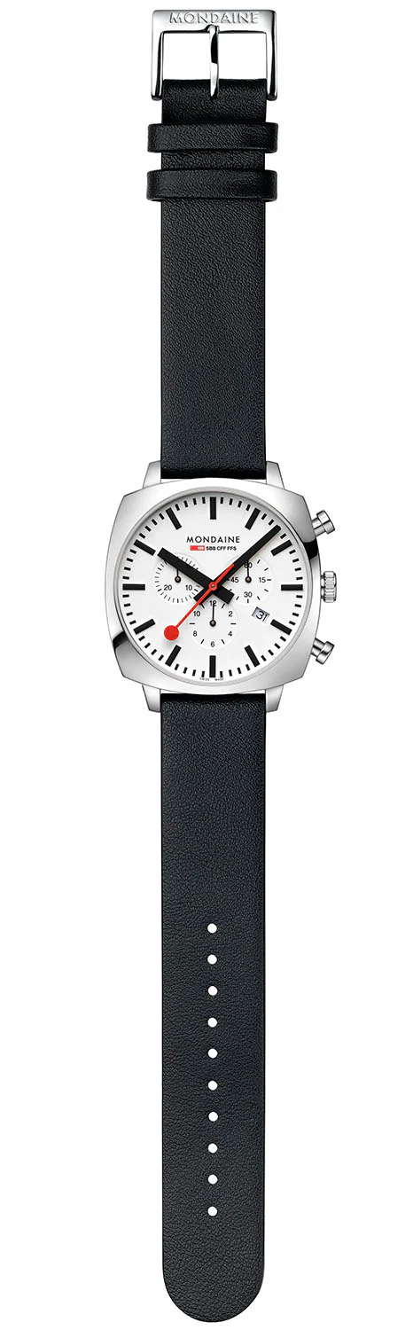 Mondaine Official Swiss Railways Cushion Set Watch - Image 2
