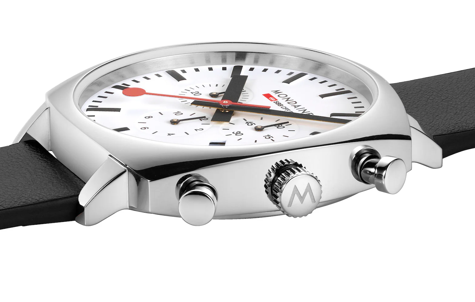 Mondaine Official Swiss Railways Cushion Set Watch - Image 6