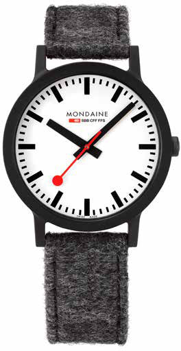 Mondaine Watch SBB Essence Black