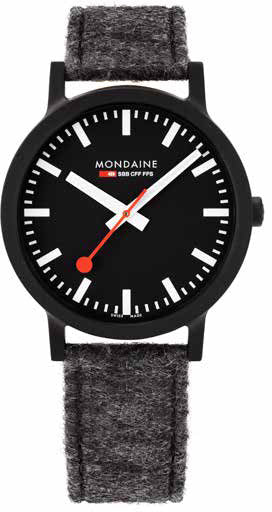Mondaine Watch SBB Essence Black