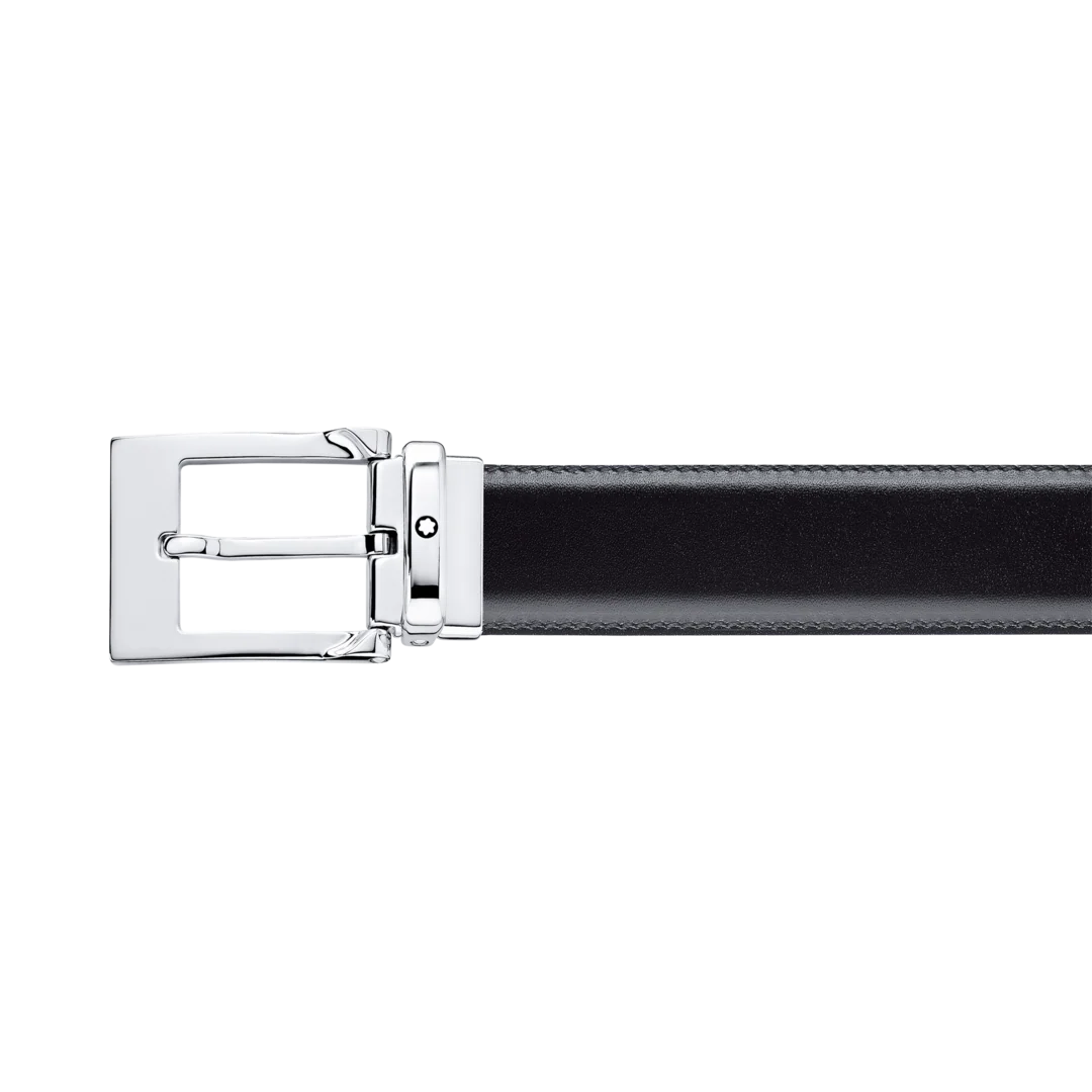 Montblanc Belt 30mm Reversible Black/Brown Leather Pin Buckle D