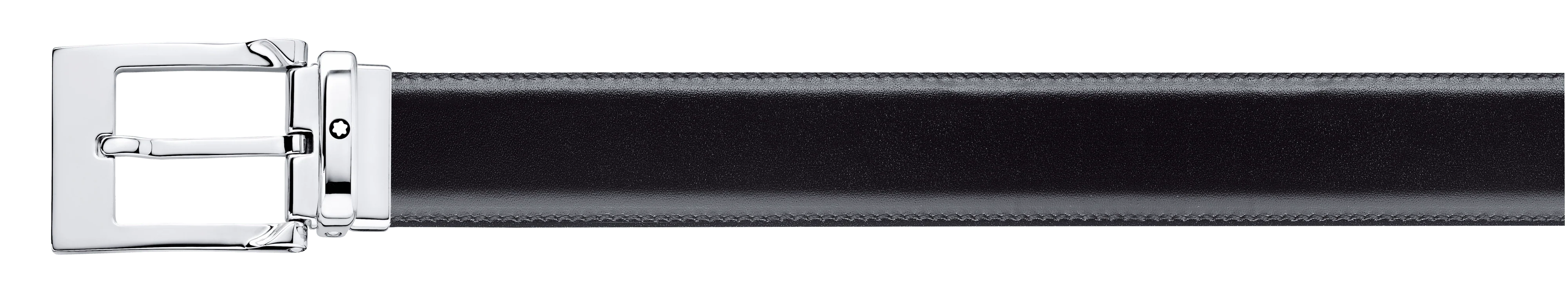 Montblanc Belt 30mm Reversible Black/Brown Leather Pin Buckle D - Image 3