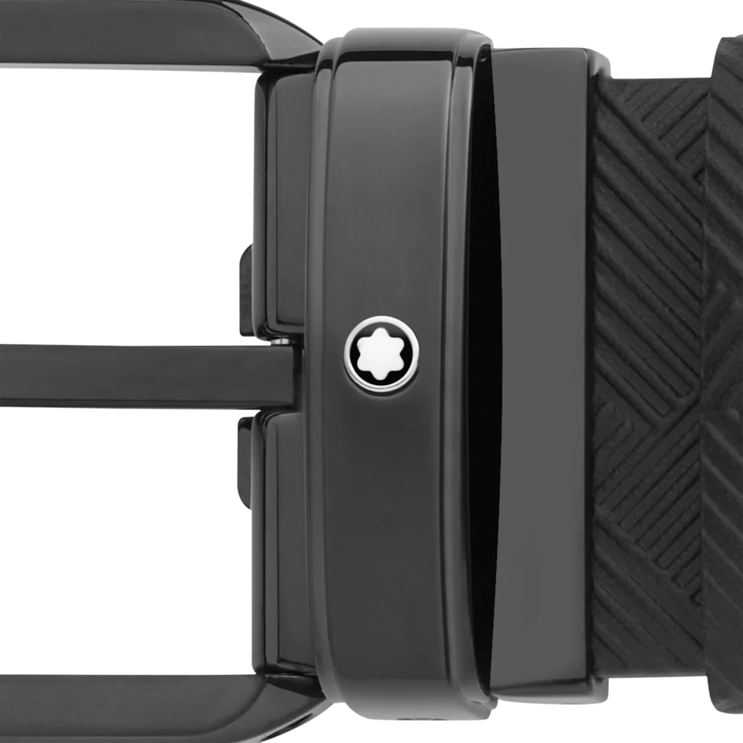 Montblanc Belt Extreme 3.0 Leather Pin Buckle 35mm Black - Image 3
