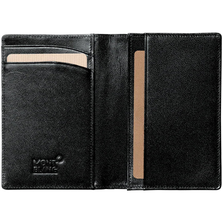 Montblanc Business Card Holder with Gusset Meisterstuck Black D - Image 2