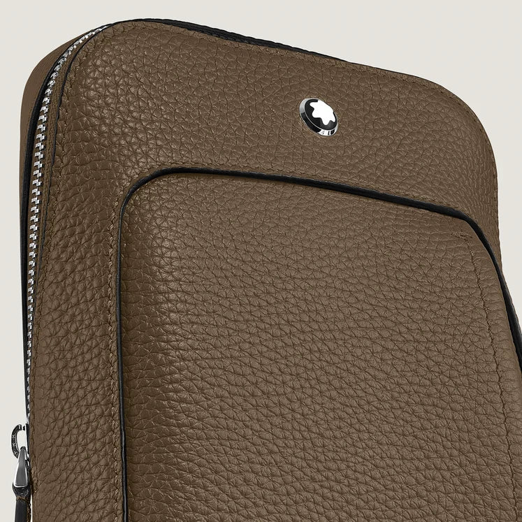Montblanc Chestnut Brown On-Body Bag - Image 3