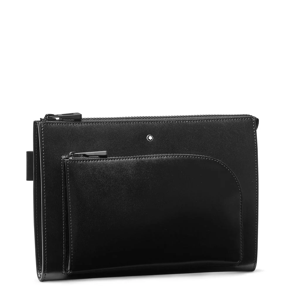 Montblanc Envelope Glossy Leather Extreme 2.0 Black