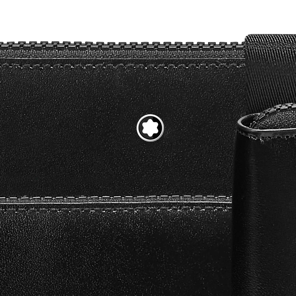 Montblanc Envelope Glossy Leather Extreme 2.0 Black - Image 2