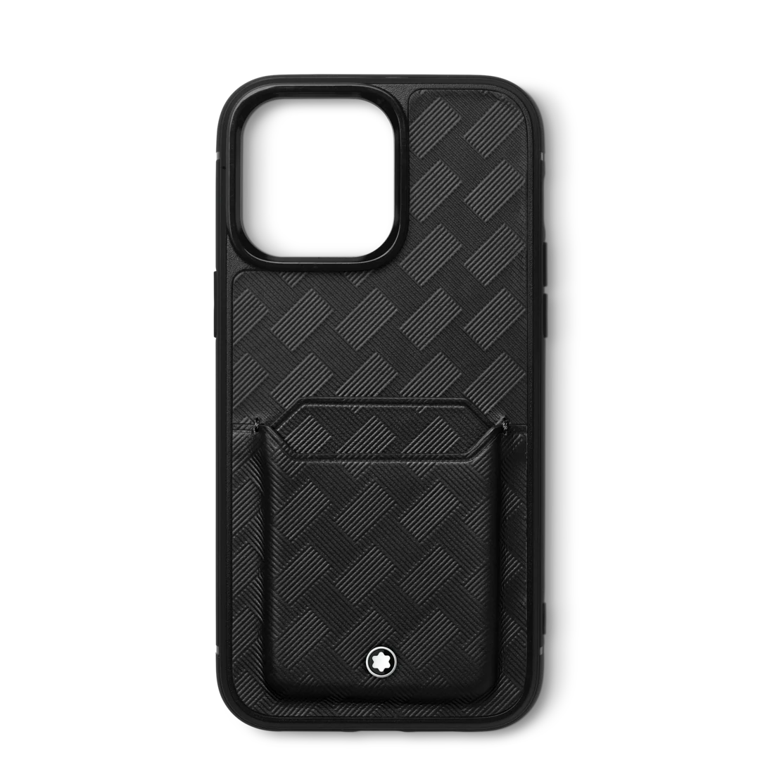 Montblanc Extreme 3.0 Hard Phone Case for Apple iPhone 15 Pro Max with 2cc Black